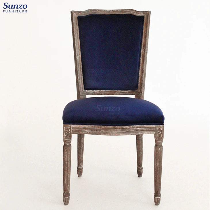 Square Louis XVI Portable Chair for Hotels Banquet Dining Furniture Rental Classical Removable for Weddings Events Living Room