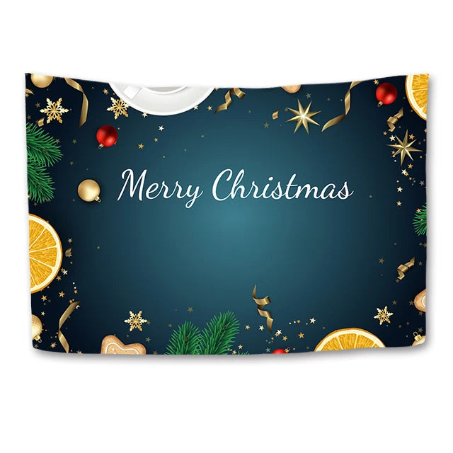 Newly Designed Custom Christmas Decoration Background Three-dimensional Effect Family Photography Backdrop Wall for Weddings