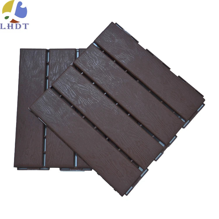 PP Eco-Friendly Waterproof Anti-Slip Solid Floor Outdoor Pool Ground Garden Terrace Patio Flooring Tiles