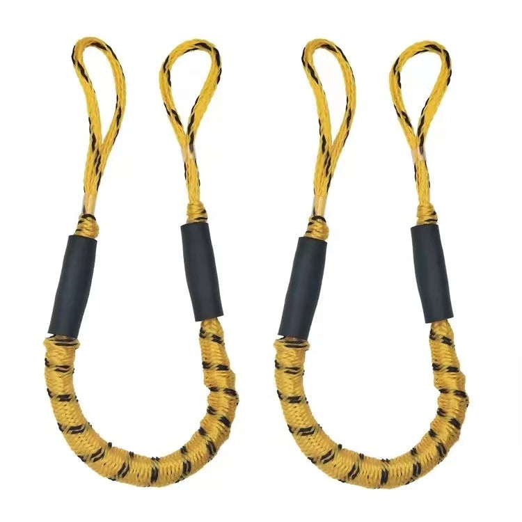Marine Grade 16mm 18mm Eco-Friendly Braided PP Bungee Dock Line Tie Down Ship