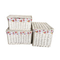 Practical and Stylish Woven Wicker Laundry Hamper for Household Use Storage Baskets for Clothing for Living Room or Wardrobe