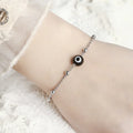 Trendy Evil Eye Bracelet 18K Gold Stainless Steel Waterproof Cable Chain Bracelet for Women Girls Jewelry Wholesale