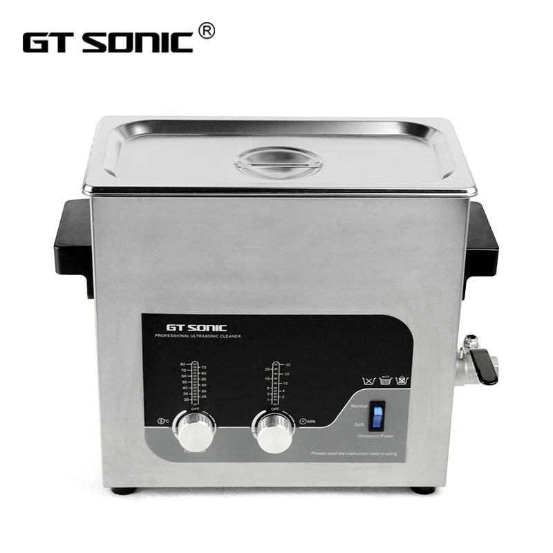 GT SONIC 40KHz Temperature Adjustable Electric New Dental Industrial Ultrasonic Cleaner Stainless Steel