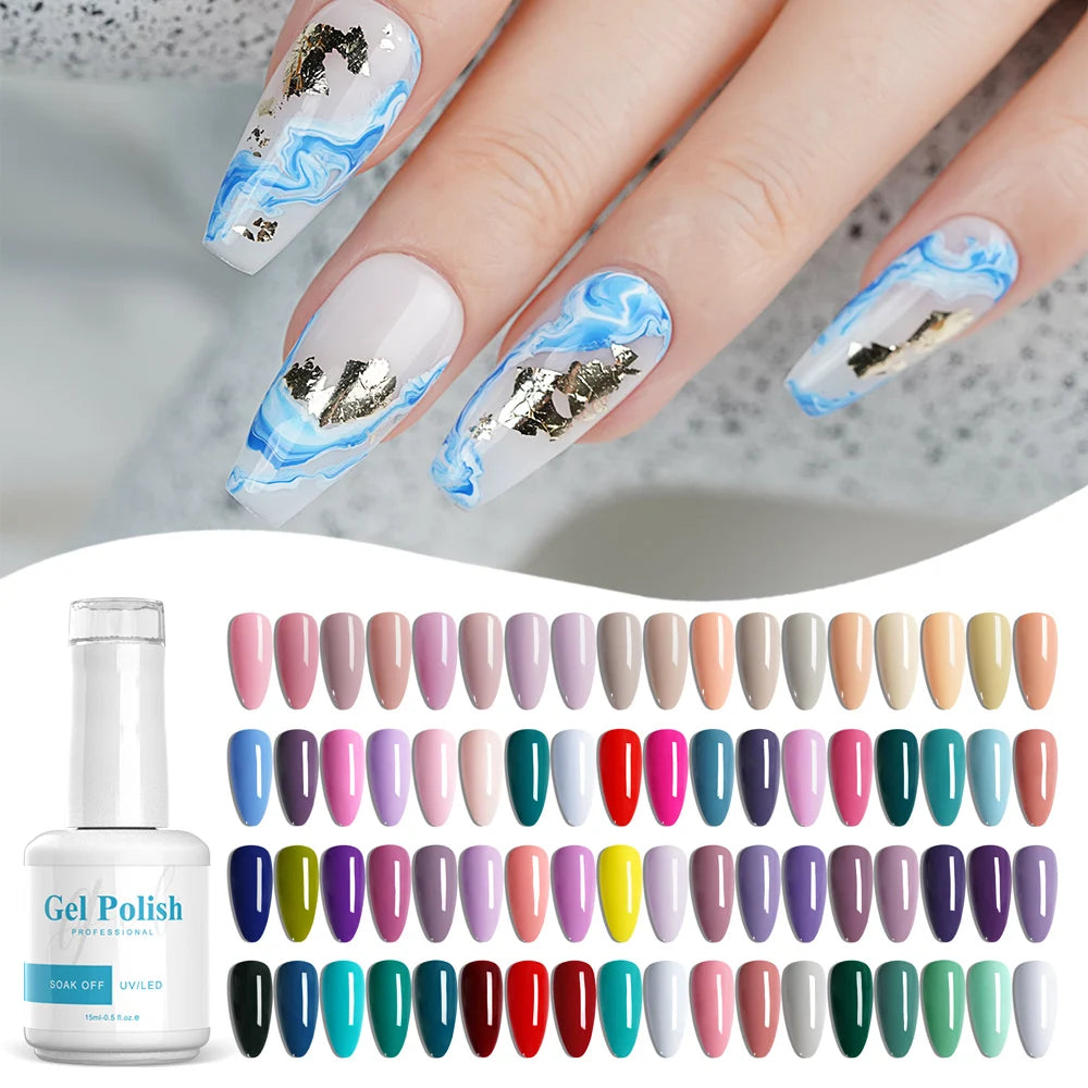 Miss Gel Free Sample 396 Colors Nail Polish Kit Soak Off LED UV Nail Gel Polish Set