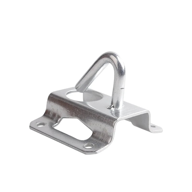 Steel FTTH Pole Bracket and Fiber Optic Drop Wire Cable Clamps with 2.5kN Breaking Load Single-Side Structure