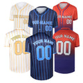 Wholesale Custom Logo Baseball Wear Shirt Sports Men School Club Baseball Uniform Custom Sublimated Embroidered Baseball Jerseys