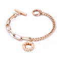 2022 Newest Gold Plated Stainless Steel Link Chain OT Buckle Bracelets