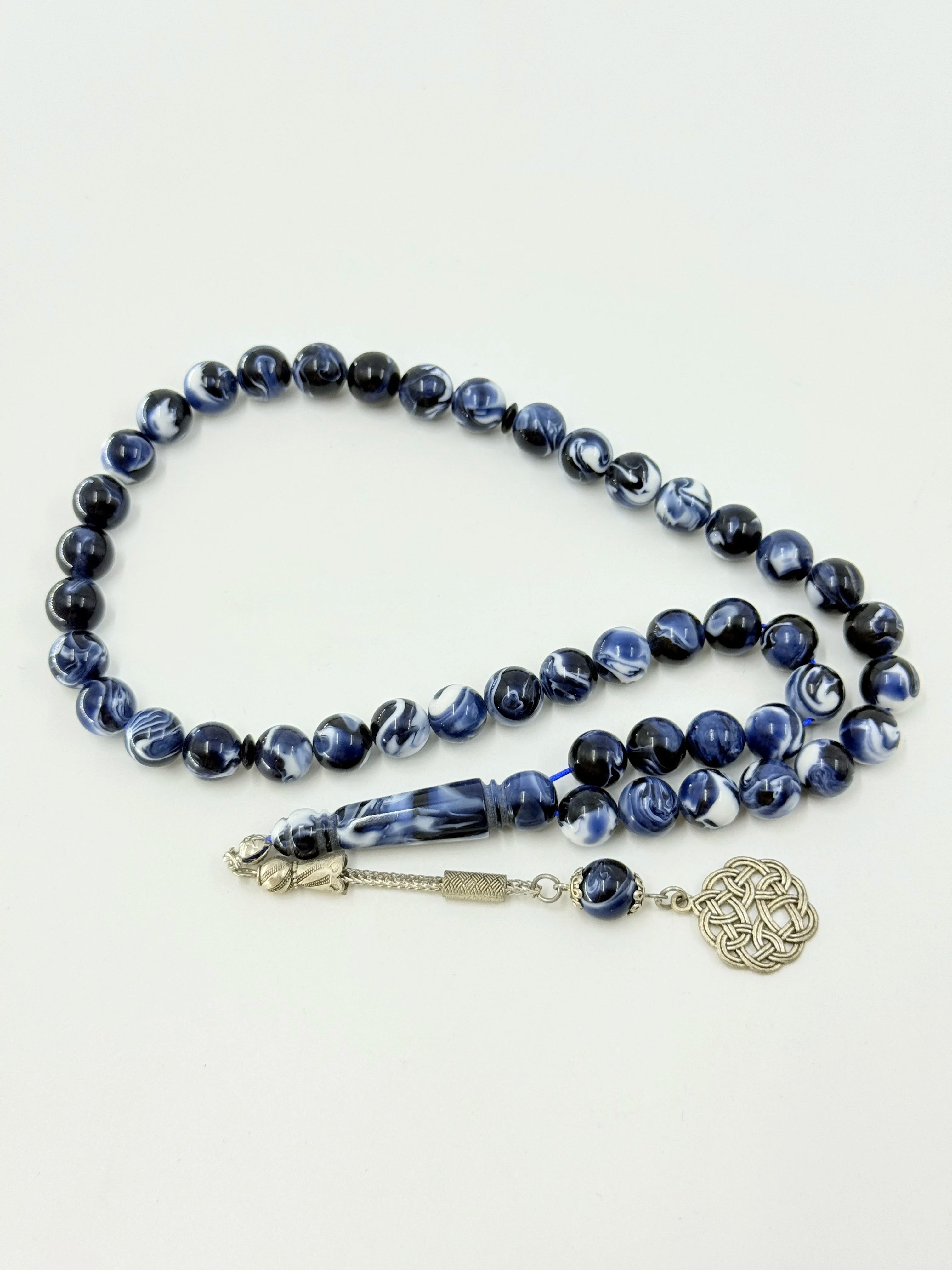 Muslim Prayer Beads Imam Bracelet Resin Beads 10mm 45 Pieces Tisbiha Praise Allah Misbaha Tasbih Islamic Rosary