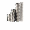 304 Stainless Steel Hexagon Socket Machine Meter Screw Flat End Set Screw Concave End Headless Machine Meter Screw M2M3-M5M6