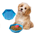 ZMaker New Design Hexagon Dog Feeding Lick Pad Bowl Silicone Slow Feeder Dog Lick Mat