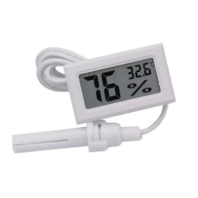 Digital LCD Aquarium Fridge Freezer Thermometer Hygrometer Water Humidity Temperature Meter Gauge Monitor with Sensor