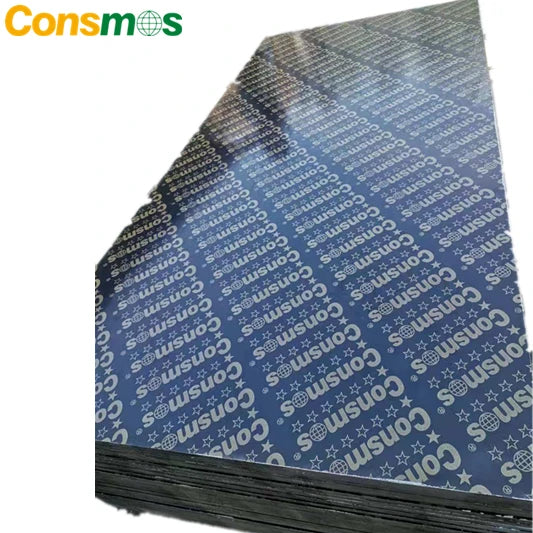 Finger Joint Core Film Faced Plywood Black Film Formwork Cheap Ply Linyi Factory Plywood 18mm