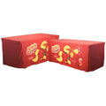 Portable and Foldable 6ft Stretch Spandex Table Cover Promotional Fitted Table Cloth