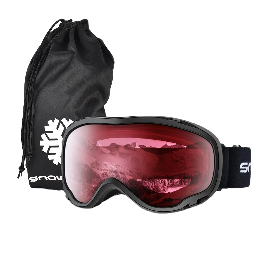 Popular Youth OTG Ski Goggles Custom Brand OEM Wholesale Sports Goggles China Supplier