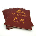 Custom High Quality Cardboard Training Programming Passport Book Pocket Mini Booklet Certification Printing CMYK Color