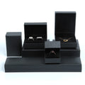 Custom LOGO Gift Packing Small Ring Bracelet Necklace Pendant Luxury Paper Jewelry Box Packaging