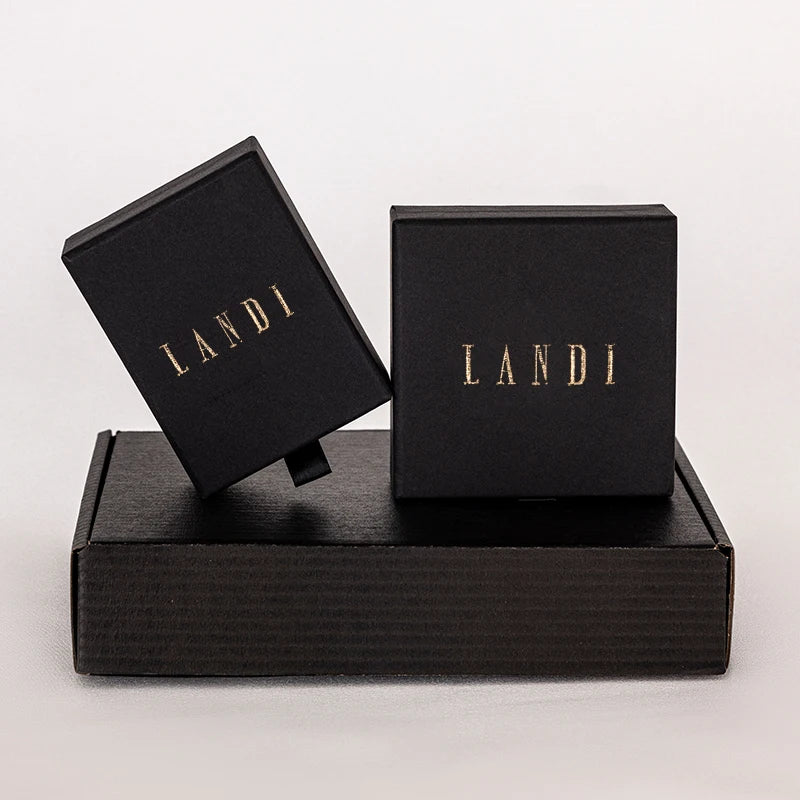 Luxury Cardboard Jewellery Gift Box Necklace Bracelet Rings Box Packaging Drawer Slide Out Paper Package Gift Box Custom Logo