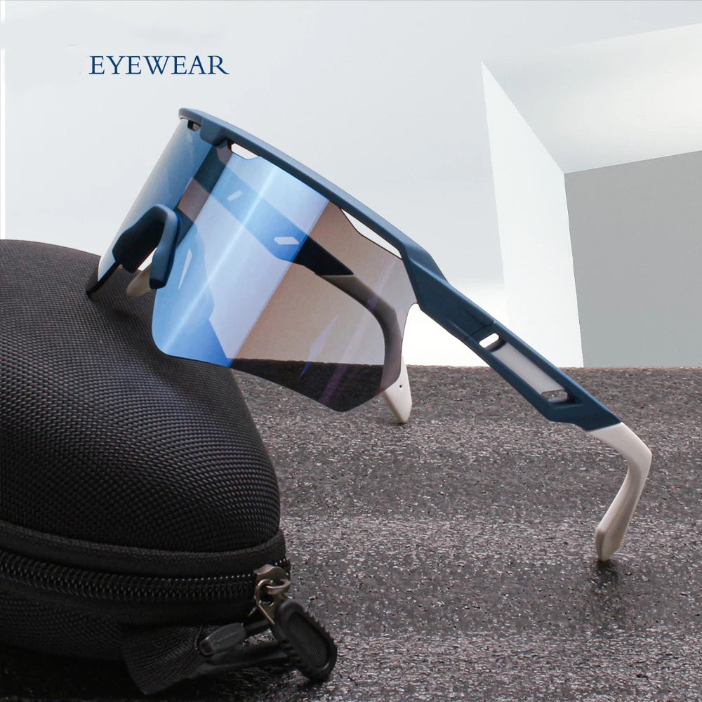 Wholesale Fashion Men Sun Glasses Cycling Eyewear Outdoor Sport Sunglasses TR90 UV400 Running Glasses