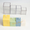 Early Riser Cuboid Candle Mold Plastic Square Pillar Mould for DIY Candle Making Rectangular Solid Multi Size Customizable