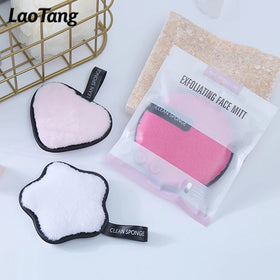 Round Reusable Washable Soft Face Skin Cleaner Cotton Wipes Face Towel Powder Puff Microfiber Makeup Remover Pads