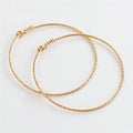 NEW DESIGN 14K Gold Filled Jewelry Sparkle Circle Hoop Earrings
