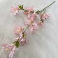 Multicolor-Pink Modern Style Artificial Flower Decoration Mariage Long Branch Rain Orchid
