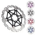 Mountain Bike Bicycle Floating Disc Bicycle Brake Disc Material Is Steel and Aluminum Alloy Bracket Size 160/180/203mm