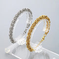 Men's Stainless Steel Hand Woven Twisted Chain Bracelet Hiphop Style with Geometric Pattern Jewelry