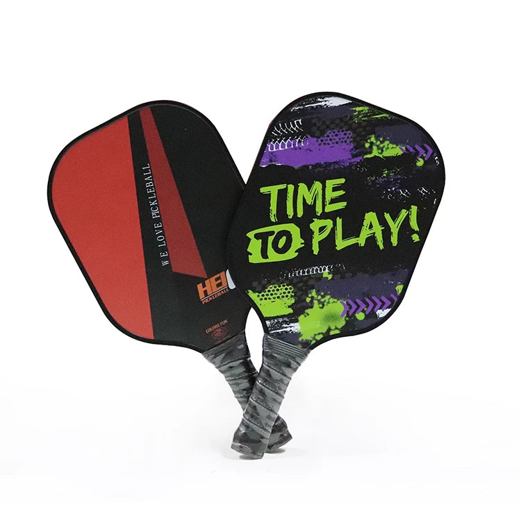 USAPA Approved Pickleball Paddle Set 2 Premium Carbon PP Rackets Ultra Cushion Grip Honeycomb Core Portable Racquet Bag