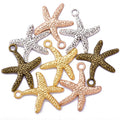Metal Starfish Charm Pendants for Jewelry Making DIY Accessories Jewelry Findings D7140