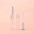 Ready to Ship DIY Round Gold Top Clear Wands Plastic Empty 5ml Christmas Lip Gloss Tubes Bulk for Cosmetics for Lipstick MegaBDM