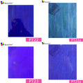 15x20cm Transparent Water Resistant Stained Glass Sheet-Variety Colors-Tiffany Glass Mosaic for DIY Art Hobby & Room Decor