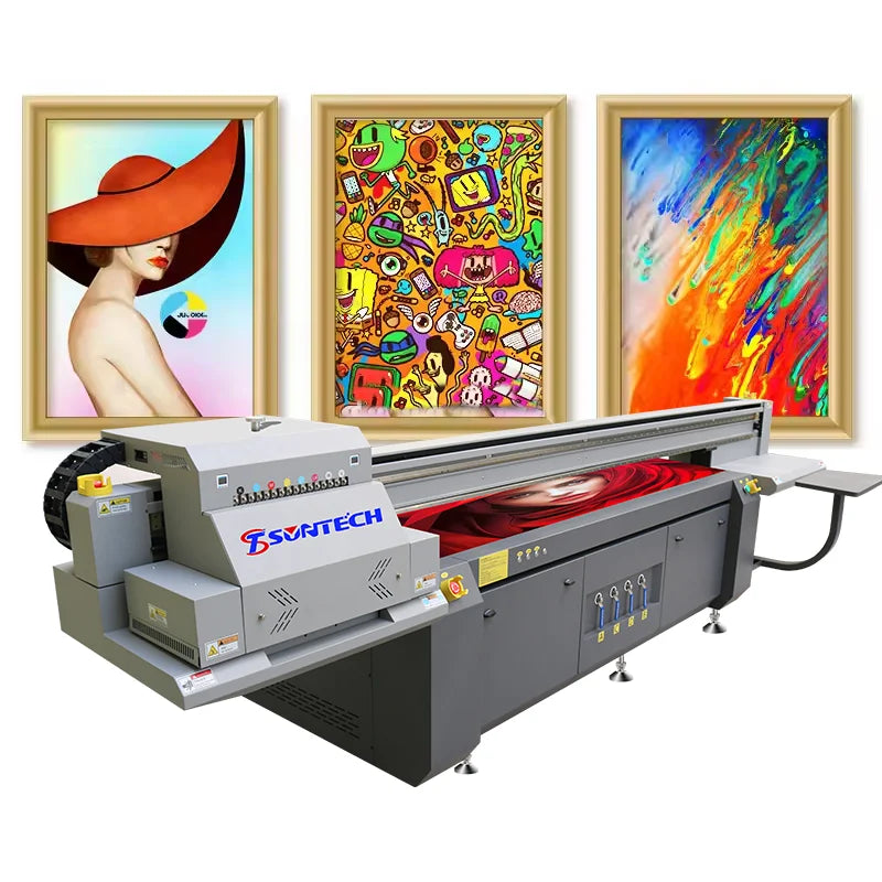 Large Industrial 3D Digital Wall/Building Materials Uv Printer Flat Bed Printing Machine Color Printing Machine Printer