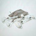 DIY Wholesale Best Carving Heart Facial Selling Tools Set Clear Quartz Roller for Face