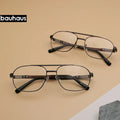 OG-1145 Bauhaus Wholesale Unisex Double Bridge Eyeglasses Optical Glasses Frame