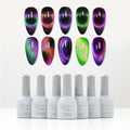 Cat Eye Gel Nails Supplies Salon High Pigmented Korean 10ml Magnetic 9D Manufacturer Low Price Cat Eye Gel Polish Set