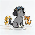 Custom Cartoon Animal Mini Cute Stand Figure Acrylic Standee for Home Decoration Plastic Crafts Souvenir Style