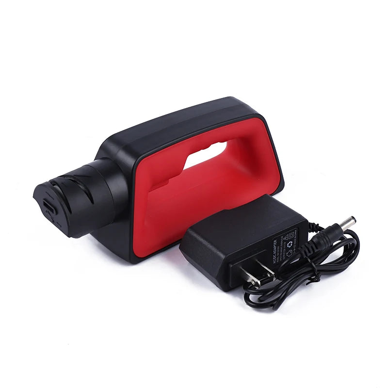 Top Seller 2025 New Electronic Scissor Power 2 Stage Knife Sharpener Magnet Stainless 4 In1