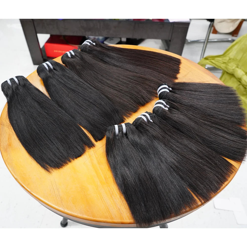 Vietnamese Remy Human Hair Double Drawn Raw Virgin No Split Ends Wholesale Hair Extensions
