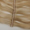 PU Hole Weft European Human Hair Extensions Seamless Invisible Tape Skin Weft Double Drawn Small Holes Virgin Loose Deep Wave