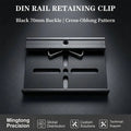 Aluminum Din Rail Mounting Clip Bracket Snap Fastener with Snap Hook Rail Clip Fastener