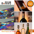Bonedry Custom Holographic Laser Anti-Counterfeit Peel Off Tamper Evident Label Sticker for Wine Liquor Beverage Bottle