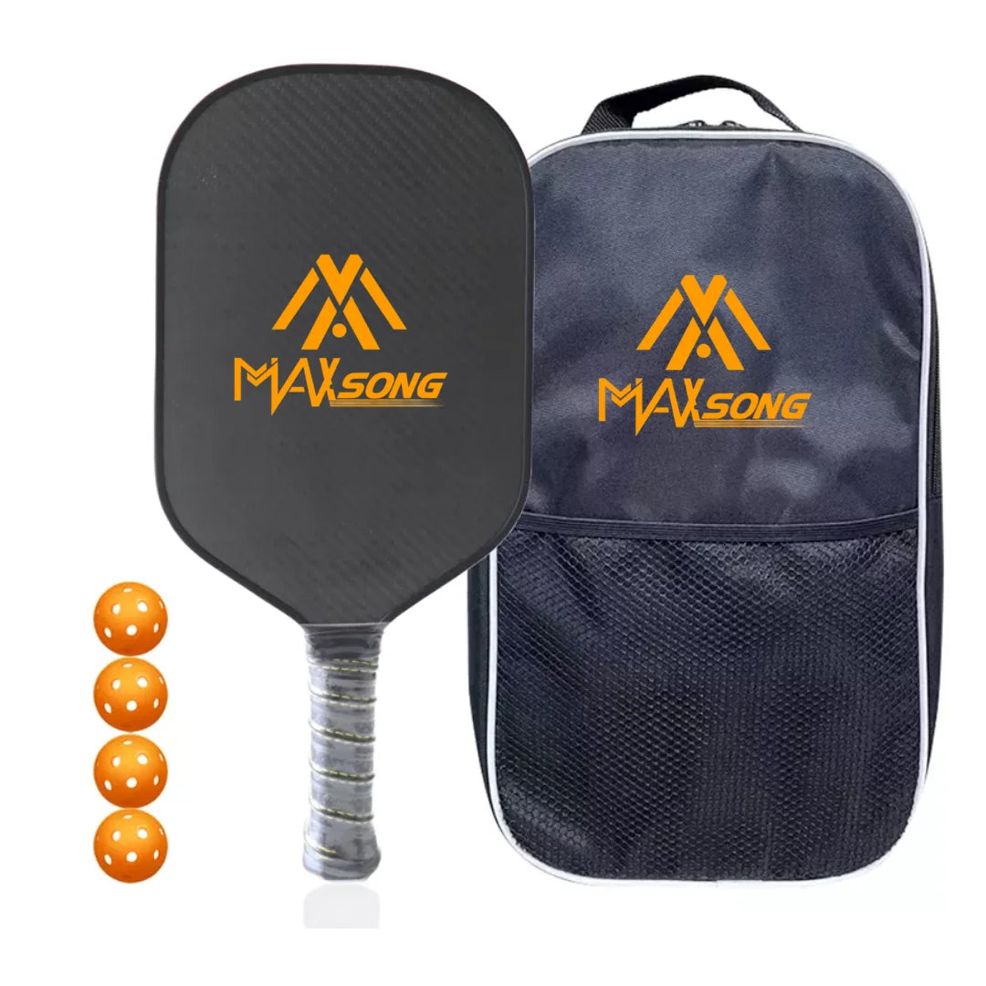 Wholesale Custom USAPA Approved T300 T700 Raw Carbon Fiber 16mm Thermoformed Graphite Edge Guard Pickleball Paddle Set