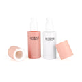 Custom Logo Frosted Clear Round Glass Cosmetic Pump Bottle for Skin Care Cream & Eye Cream 30ml