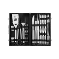 Barbecue Grill Utensils Kit Stainless Steel BBQ Grill Tools Set in Aluminum Case