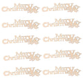 Wholesale Merry Christmas Wooden Letters Unfinished Wooden Cutouts for DIY Crafts and Home Decor Dropshipping