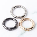 18-40mm Metal Purse Buckles O-ring Spring Door Buckle Carabiner Snap Hook Keyring Keychain Clasp DIY Jewelry Bag Accessories