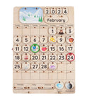 Memory Games Wooden Calendar Kids Wooden Calendar Gift for Kids Perpetual Calendar Montessori Activity Kid Wooden Toys