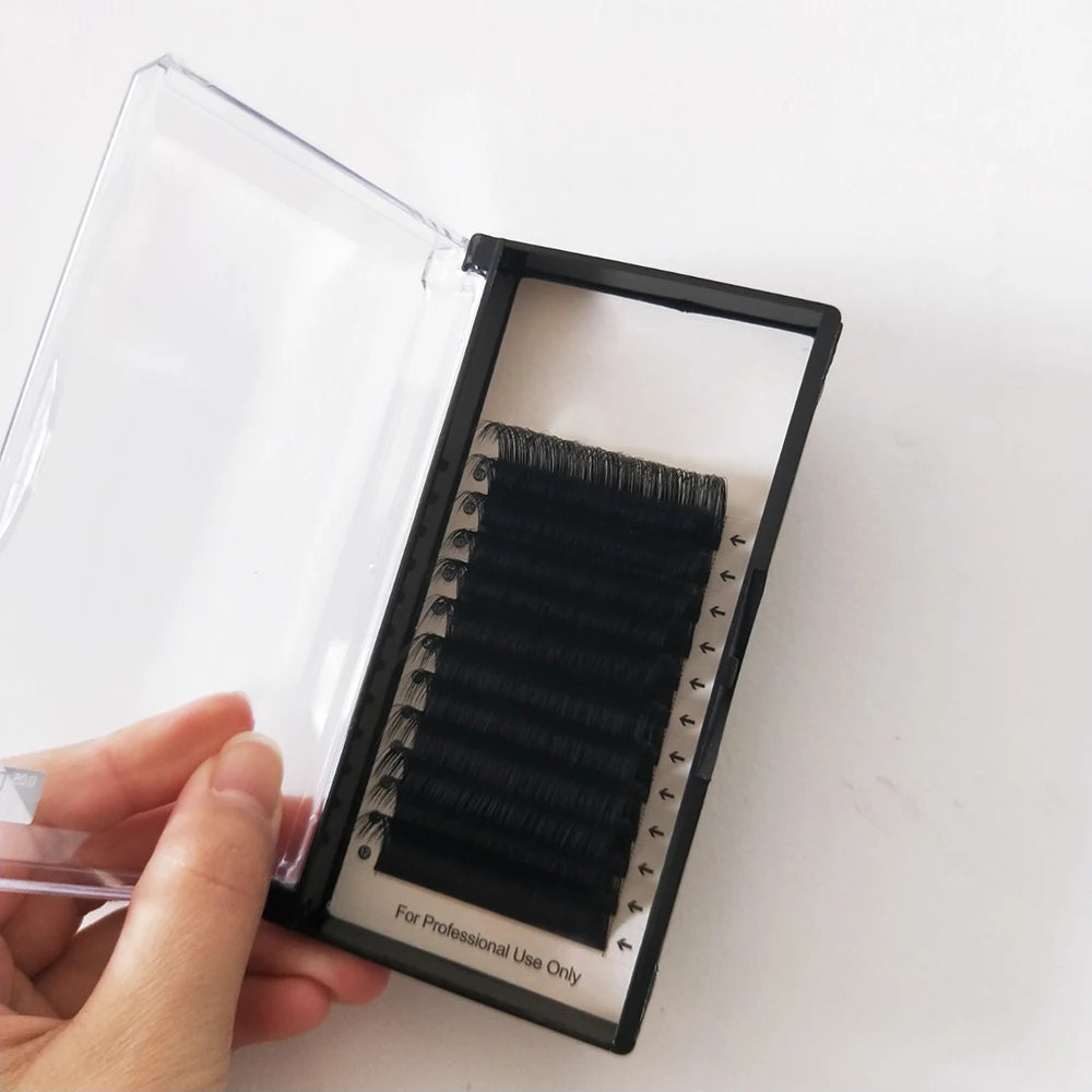 Wholesale Private Label Lash Extension Tray Supplies Super Soft Cashmere 0.03 05 Individual Eyelash Extension
