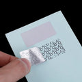 Custom Scratch Off Serial Number Security Hologram Sticker QR Code 3D Holographic Label With Security Verify System